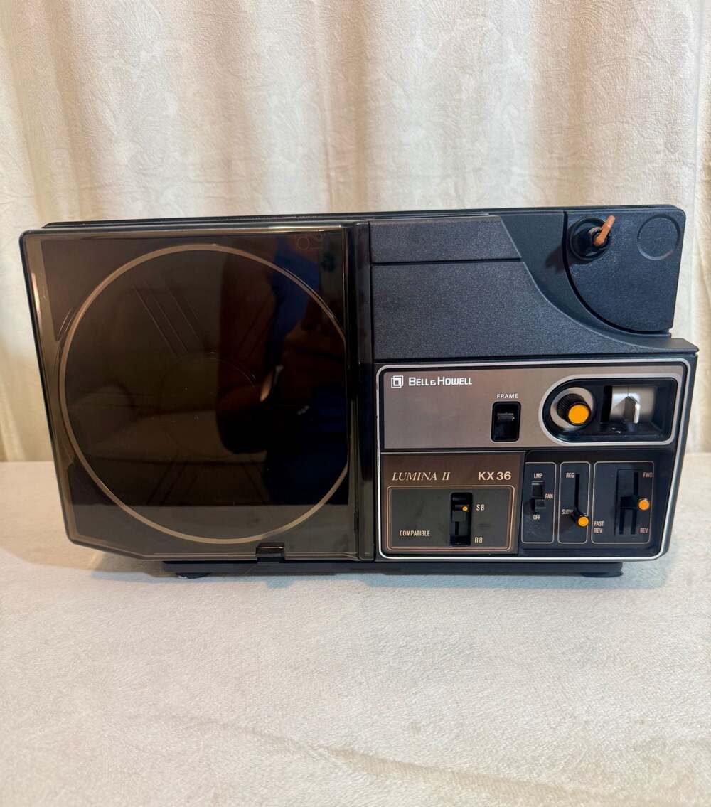 Vintage Bell & Howell Lumina II KX36 Dual 8mm and Super 8 Film Projector